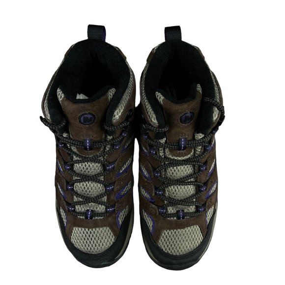 Merrell Moab 2 Mid Top Ventilation Braken Purple Hiking Boots Women's Size 6.5 - Picture 7 of 11
